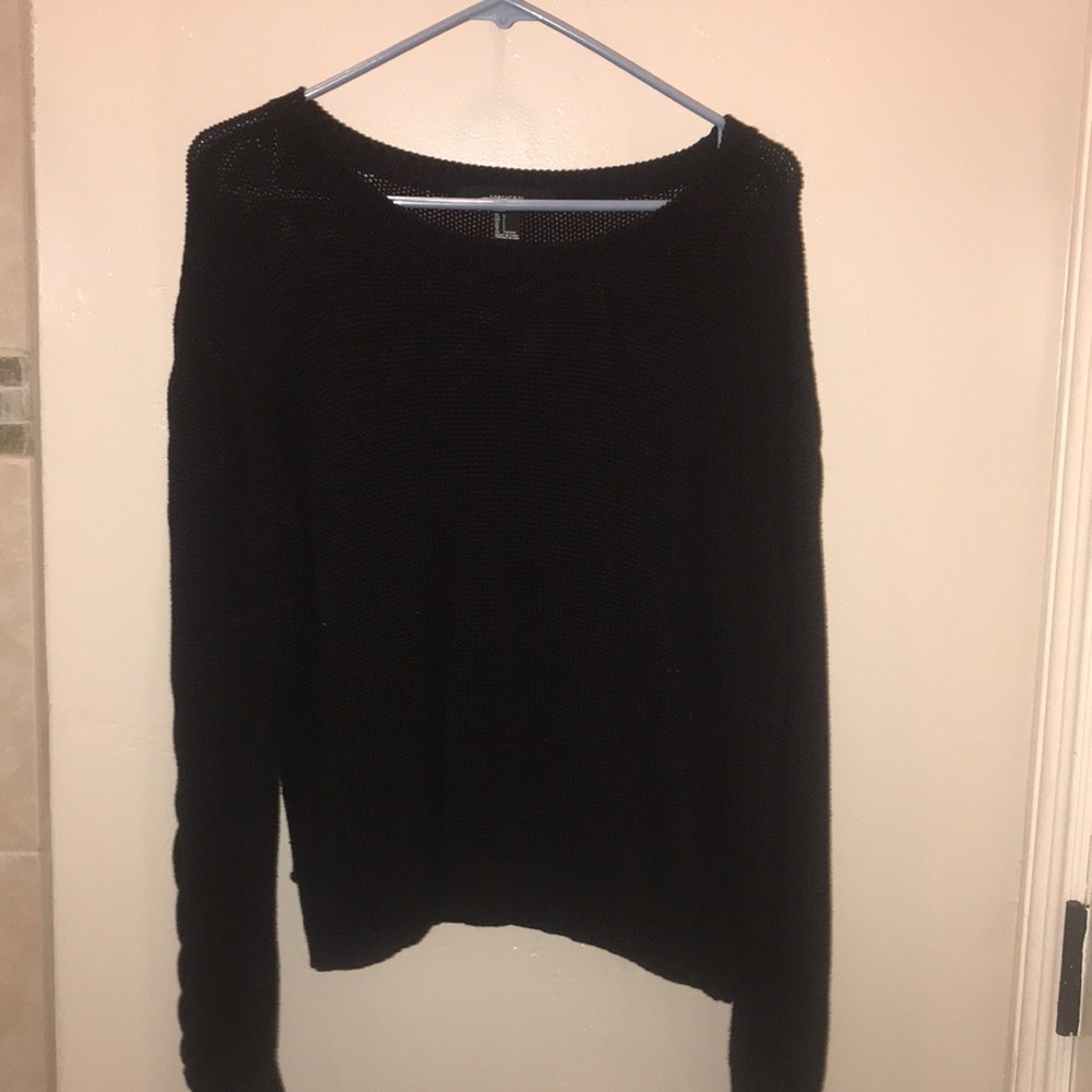 Black sweater